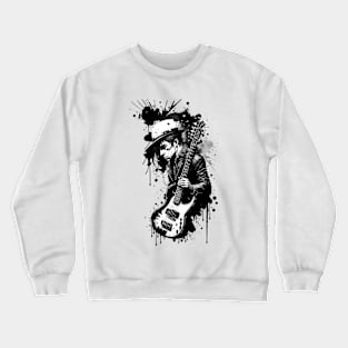 Bass Player ink Crewneck Sweatshirt